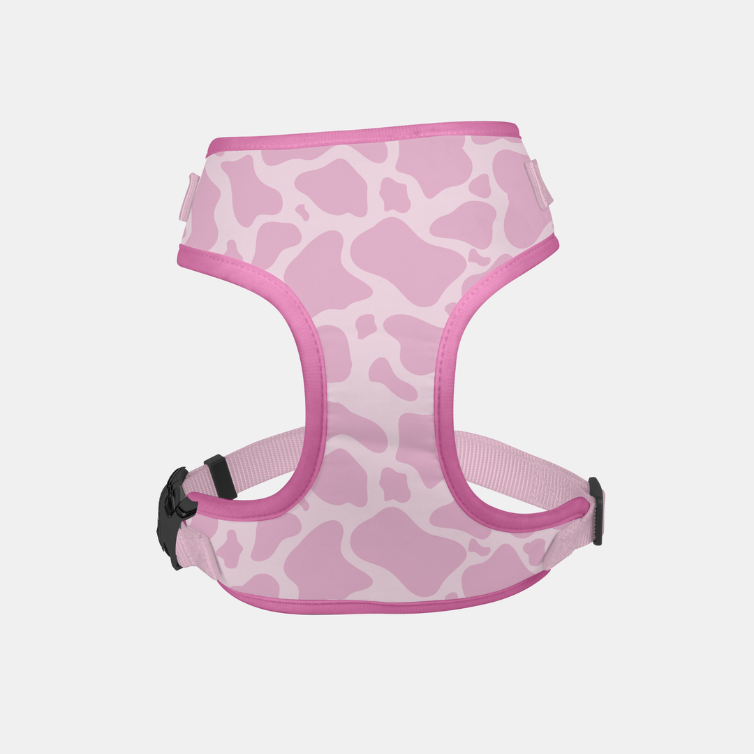 Antigone | Pet Harness Animal Print Pink - Large | Shut the Front Door