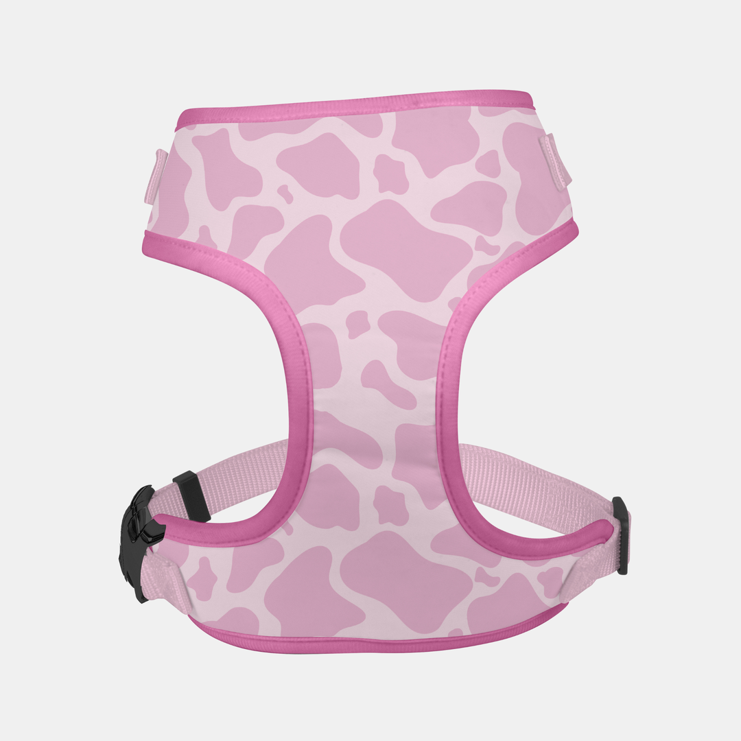 Antigone | Pet Harness Animal Print Pink - X-Large | Shut the Front Door