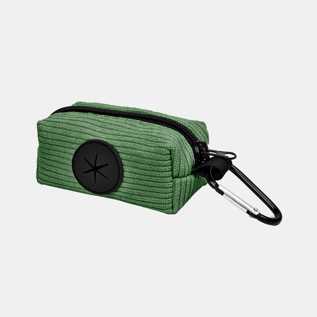 Antigone | Poop Bag Holder - Cordroy Green | Shut the Front Door