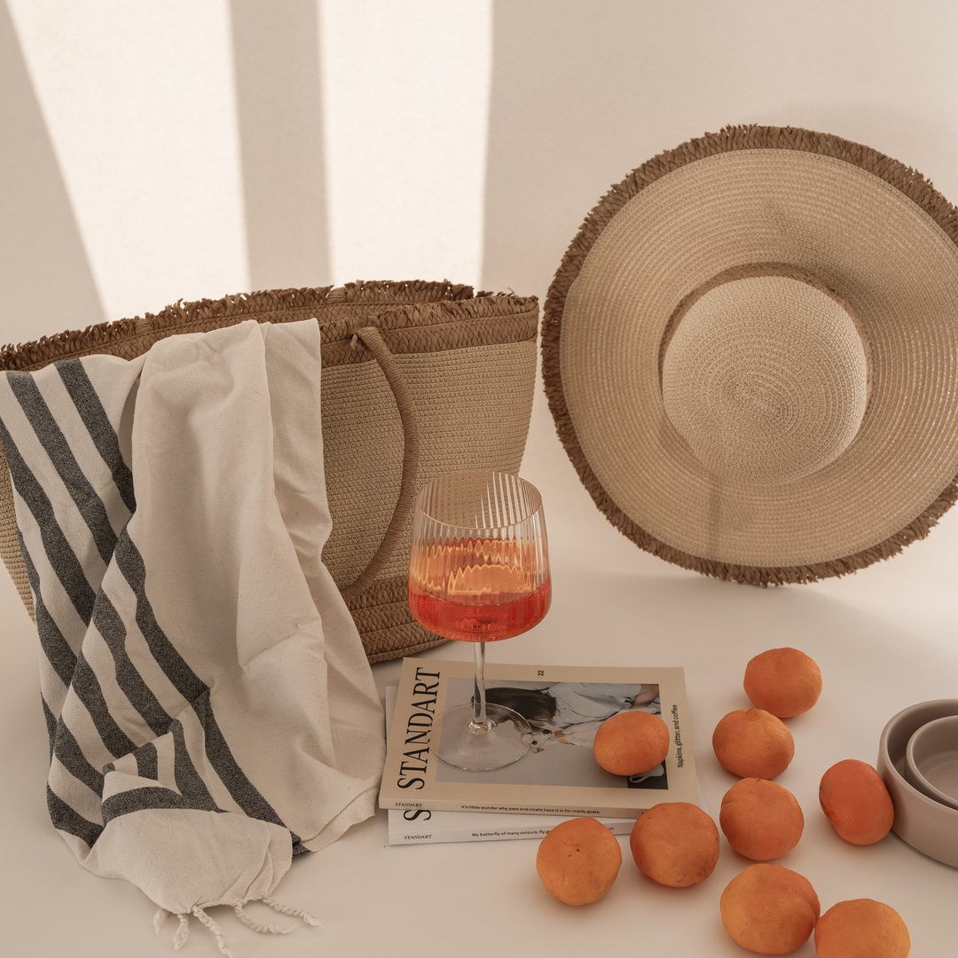 Antigone | Fringed Sunhat - Natural | Shut the Front Door