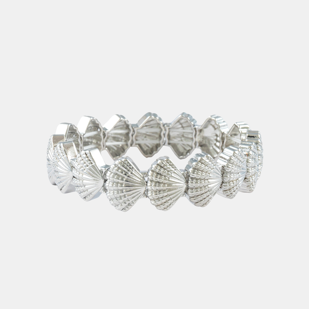 Antigone | Shell Bracelet - Silver | Shut the Front Door