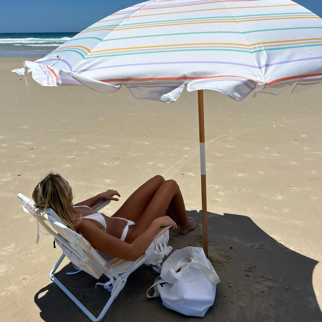 Sunnylife | Luxe Beach Chair - Rio Sun Multi Stripe | Shut the Front Door