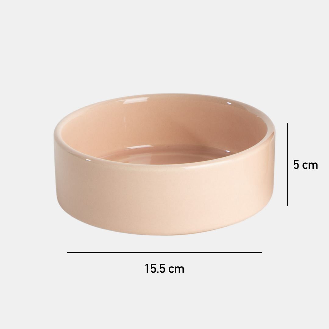 Antigone | Pet Bowl Medium - Dusty Rose Gloss | Shut the Front Door