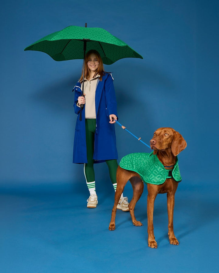 Blunt | Blunt Umbrella Metro X Green Monogram | Shut the Front Door