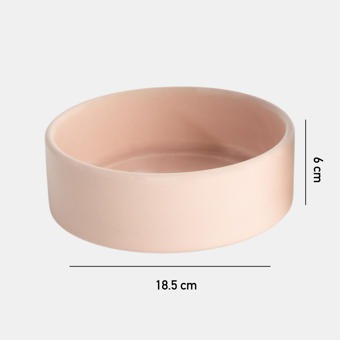 Antigone | Pet Bowl Large - Dusty Rose Matt | Shut the Front Door