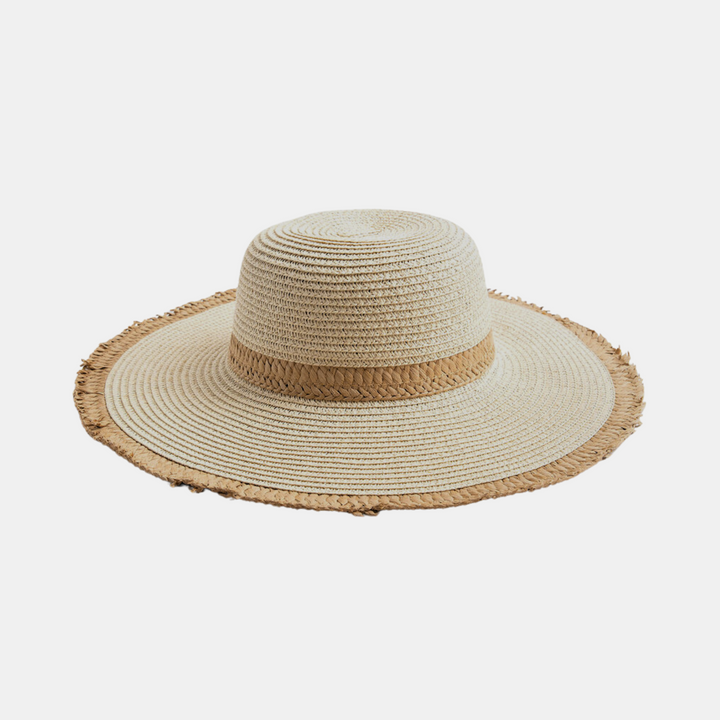 Antigone | Fringed Sunhat - Natural | Shut the Front Door