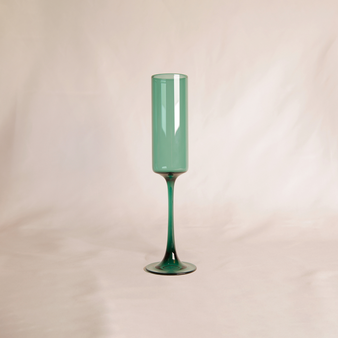 Garcia | Champagne Flute 180ml - Green | Shut the Front Door