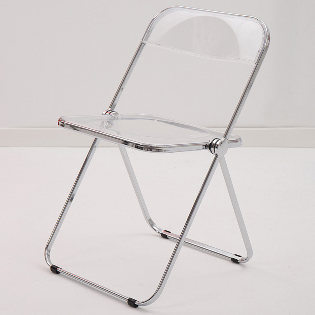 Garcia | Folding Chair - Clear | Shut the Front Door