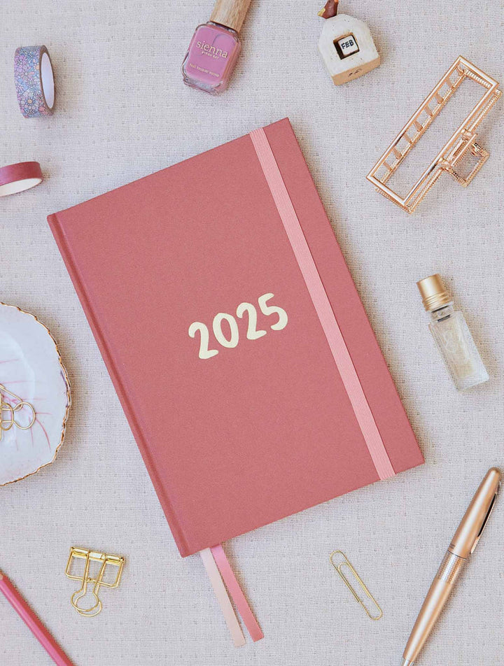 Write to Me Stationery | 2025 Weekly Planner - Blush | Shut the Front Door