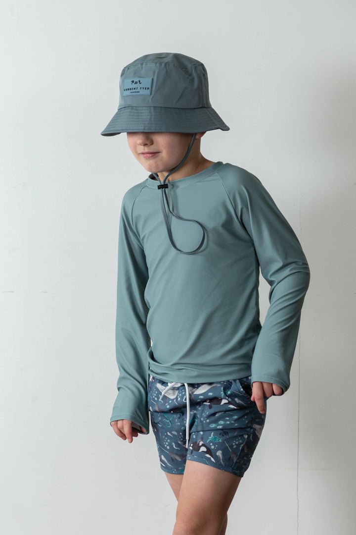 Current Tyed | Waterproof Bucket Hat - Stone Blue | Shut the Front Door