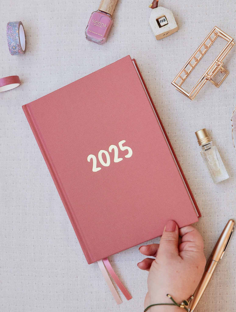 Write to Me Stationery | 2025 Weekly Planner - Blush | Shut the Front Door