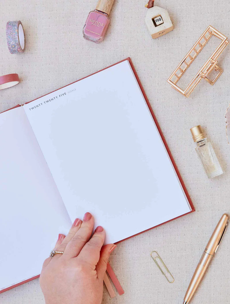 Write to Me Stationery | 2025 Weekly Planner - Blush | Shut the Front Door