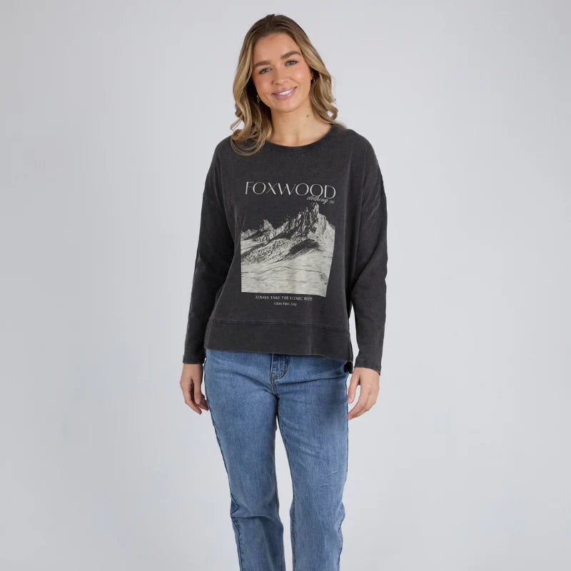 Foxwood | Scenic Route LS - Washed Black | Shut the Front Door