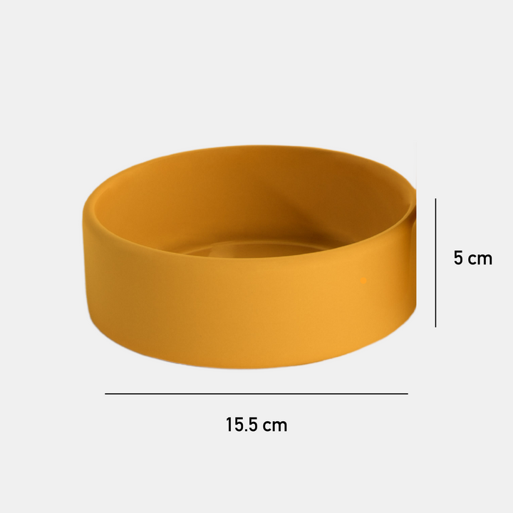 Antigone | Pet Bowl Medium - Mustard Matt | Shut the Front Door