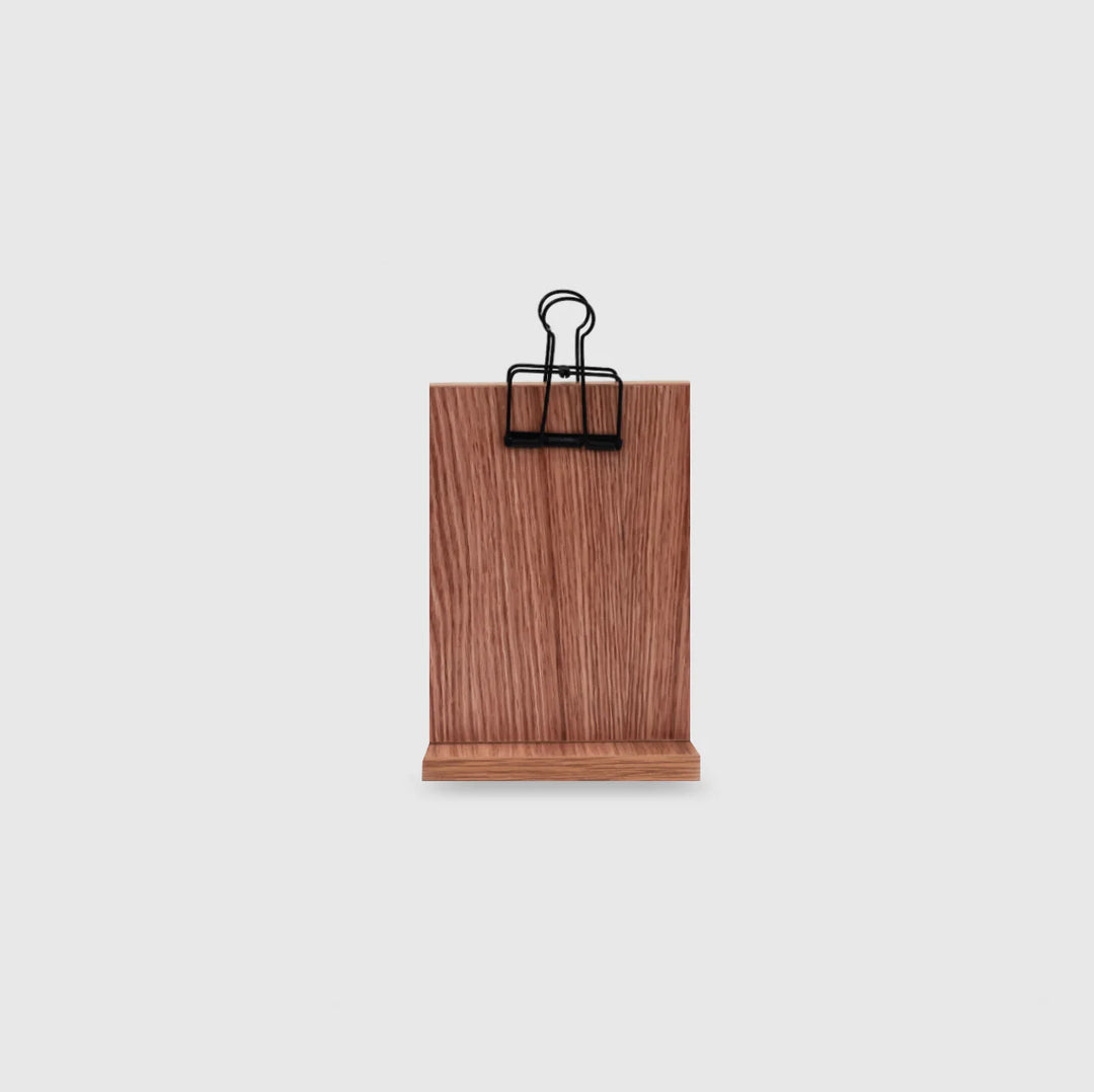 MOOD | Clip Stand Slim - A5 Oak | Shut the Front Door