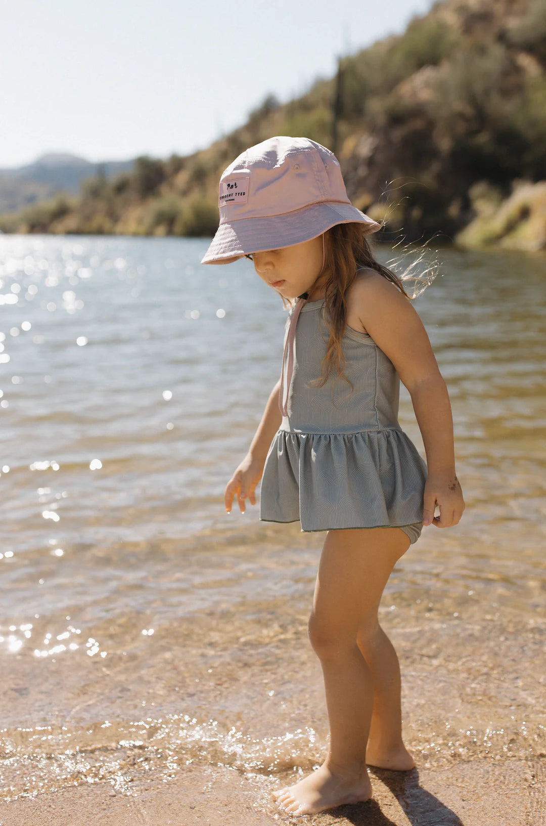 Current Tyed | Waterproof Bucket Hat - Blush | Shut the Front Door