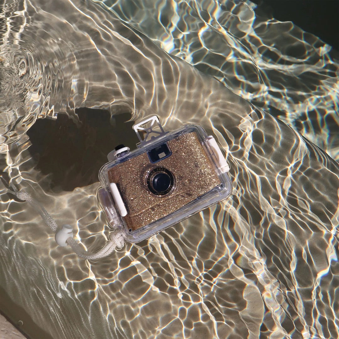 Sunnylife | Underwater Camera - Glitter Gold | Shut the Front Door