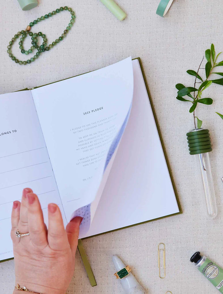 Write to Me Stationery | 2025 Weekly Planner - Forest | Shut the Front Door