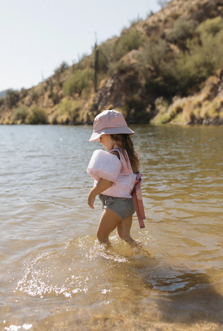 Current Tyed | Waterproof Bucket Hat - Blush | Shut the Front Door