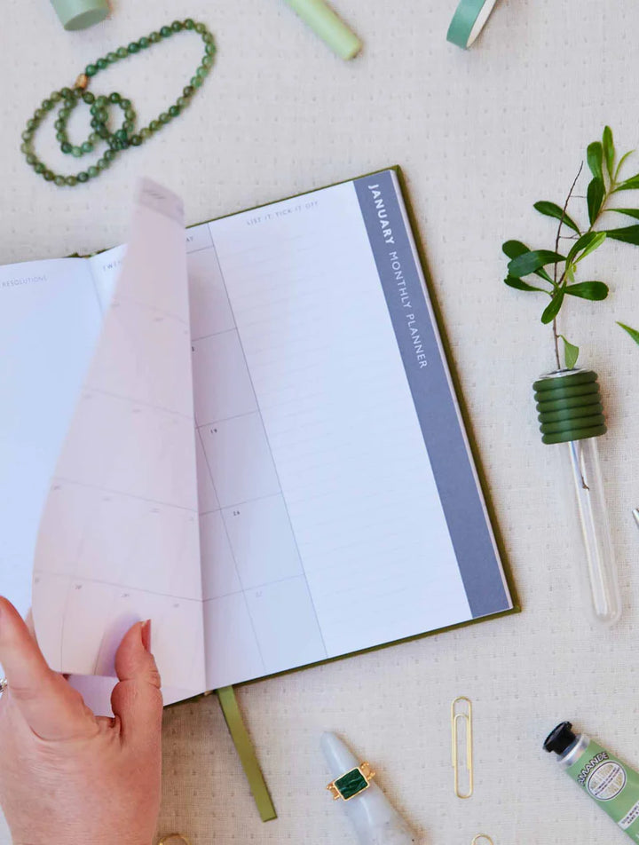 Write to Me Stationery | 2025 Weekly Planner - Forest | Shut the Front Door