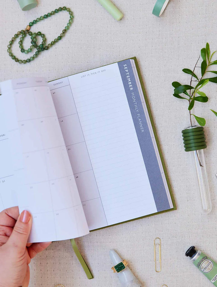 Write to Me Stationery | 2025 Weekly Planner - Forest | Shut the Front Door