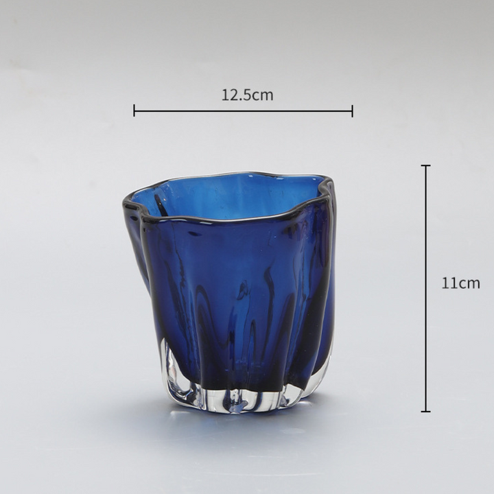 Garcia | Thea Glass Cup - Indigo | Shut the Front Door