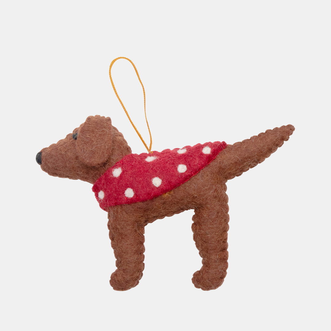 Pashom | Labrador with Coat - Chocolate | Shut the Front Door