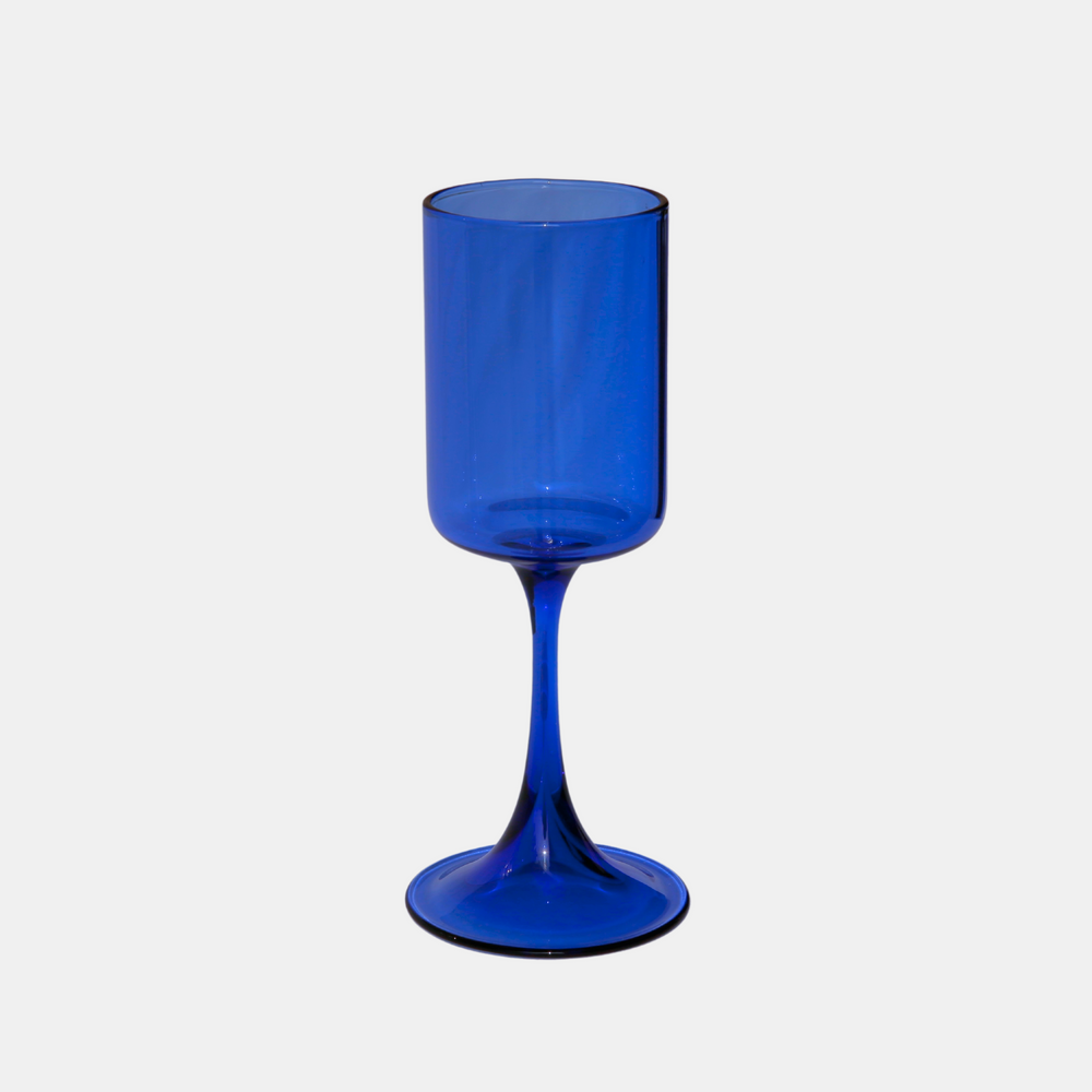 Garcia | Wine Glass 350ml - Blue | Shut the Front Door