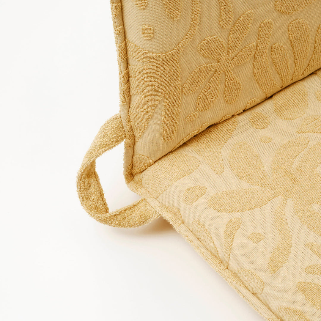 Sunnylife | Luxe Folding Seat - Mango Bay Golden Mustard | Shut the Front Door