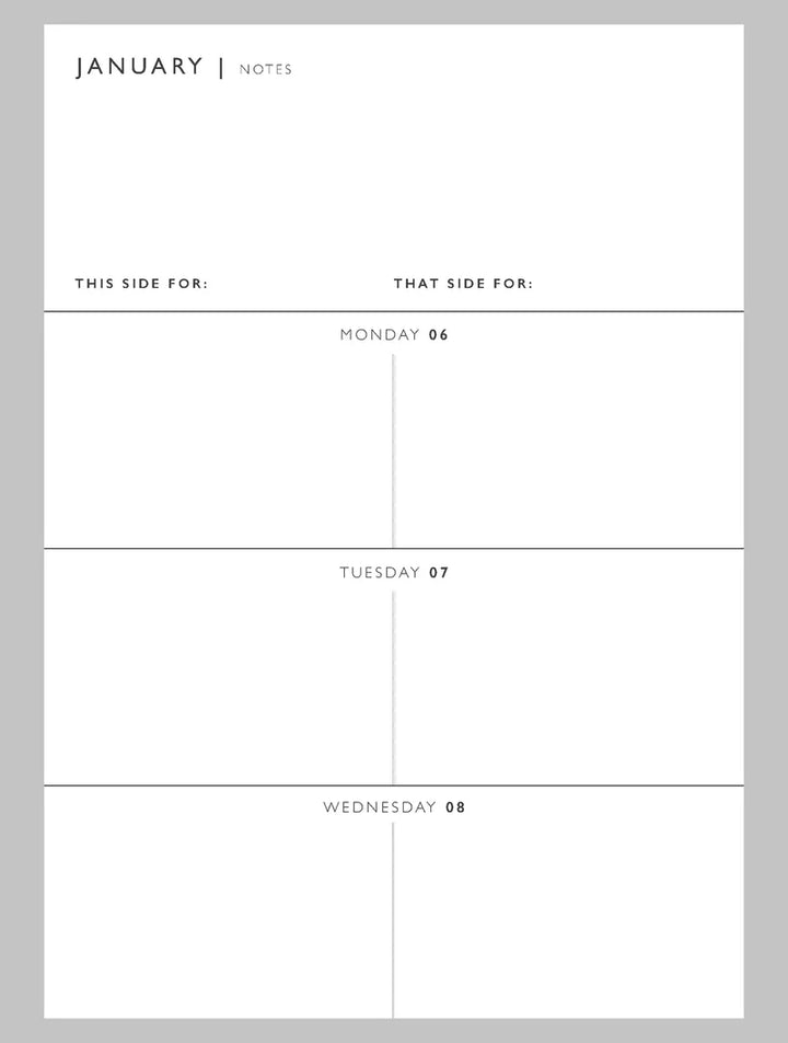 Write to Me Stationery | 2025 Weekly Planner - In My Lane | Shut the Front Door