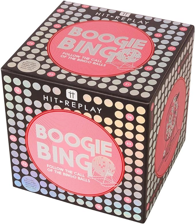 Talking Tables | Boogie Bingo Game with Metal Bingo Cage | Shut the Front Door