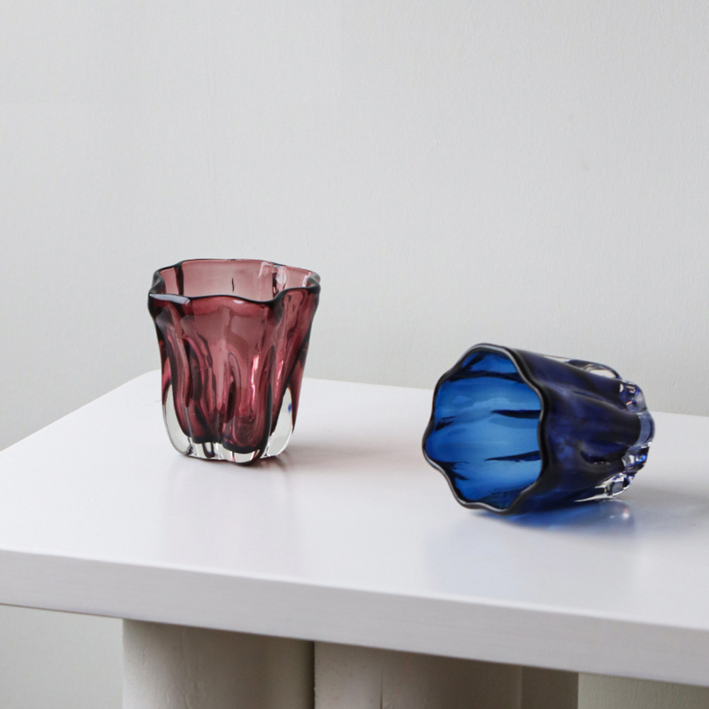 Garcia | Thea Glass Cup - Indigo | Shut the Front Door