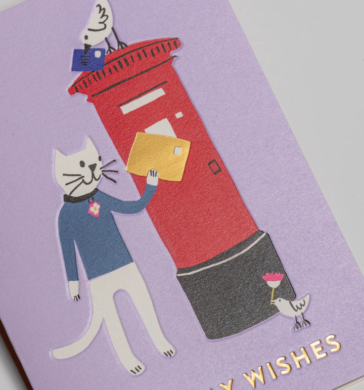 Lagom | Card Birthday Wishes Postbox | Shut the Front Door