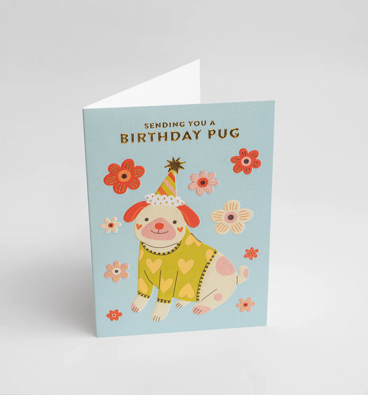 Lagom | Card Sending a Birthday Pug | Shut the Front Door