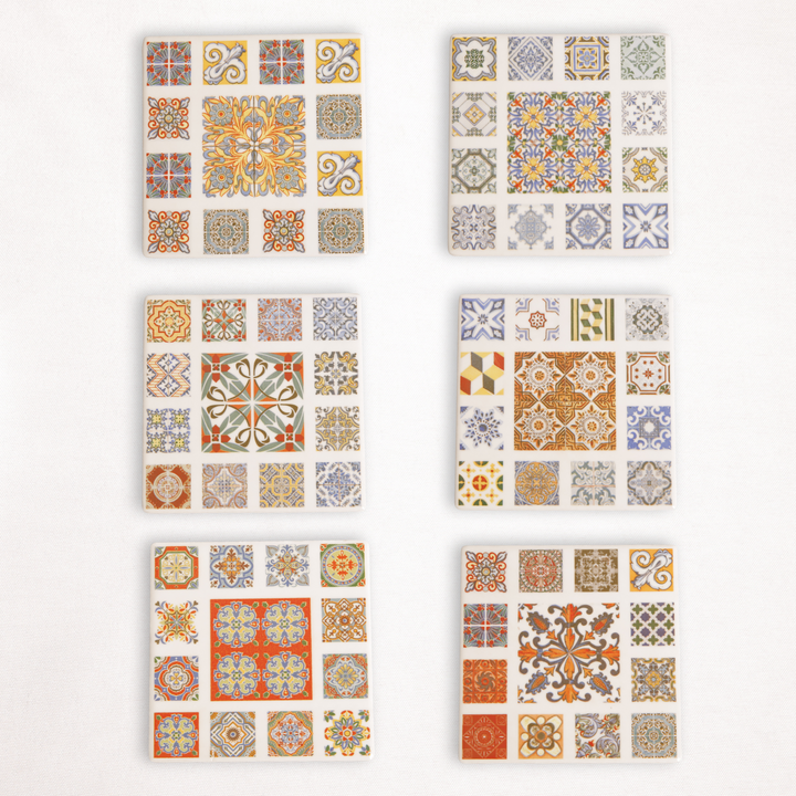 Garcia | Porcelain Coasters Square - Mosaic | Shut the Front Door