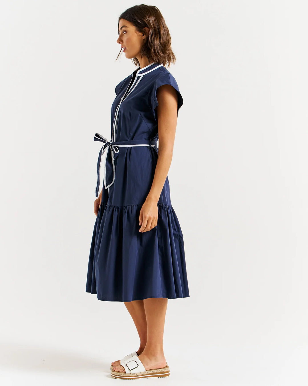 Betty Basics | Mari Dress - Navy | Shut the Front Door