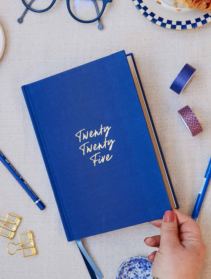 Write to Me Stationery | 2025 Weekly Planner - Indigo | Shut the Front Door