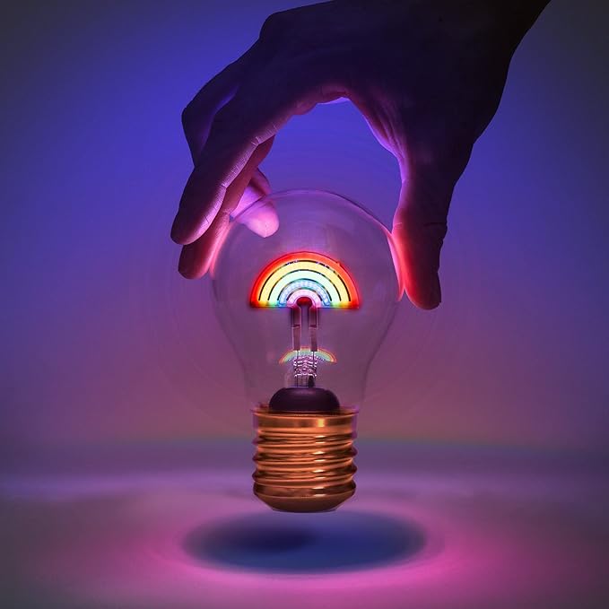 Stellar Haus | Rainbow Lightbulb Lamp USB Recharge | Shut the Front Door