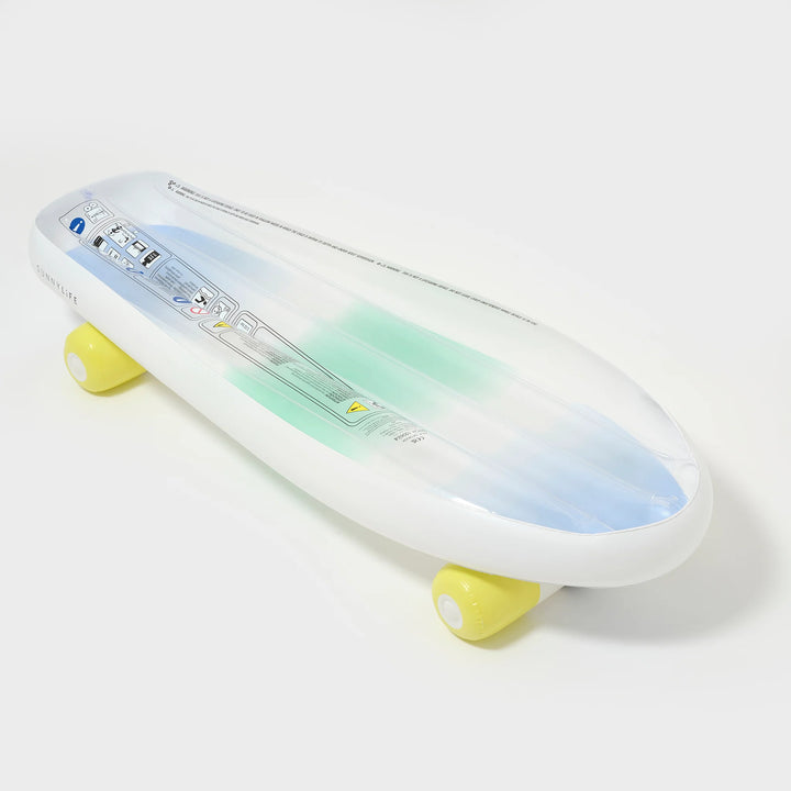 Sunnylife | Kids Skateboard Float - The Sea Kids Blue-Lime | Shut the Front Door