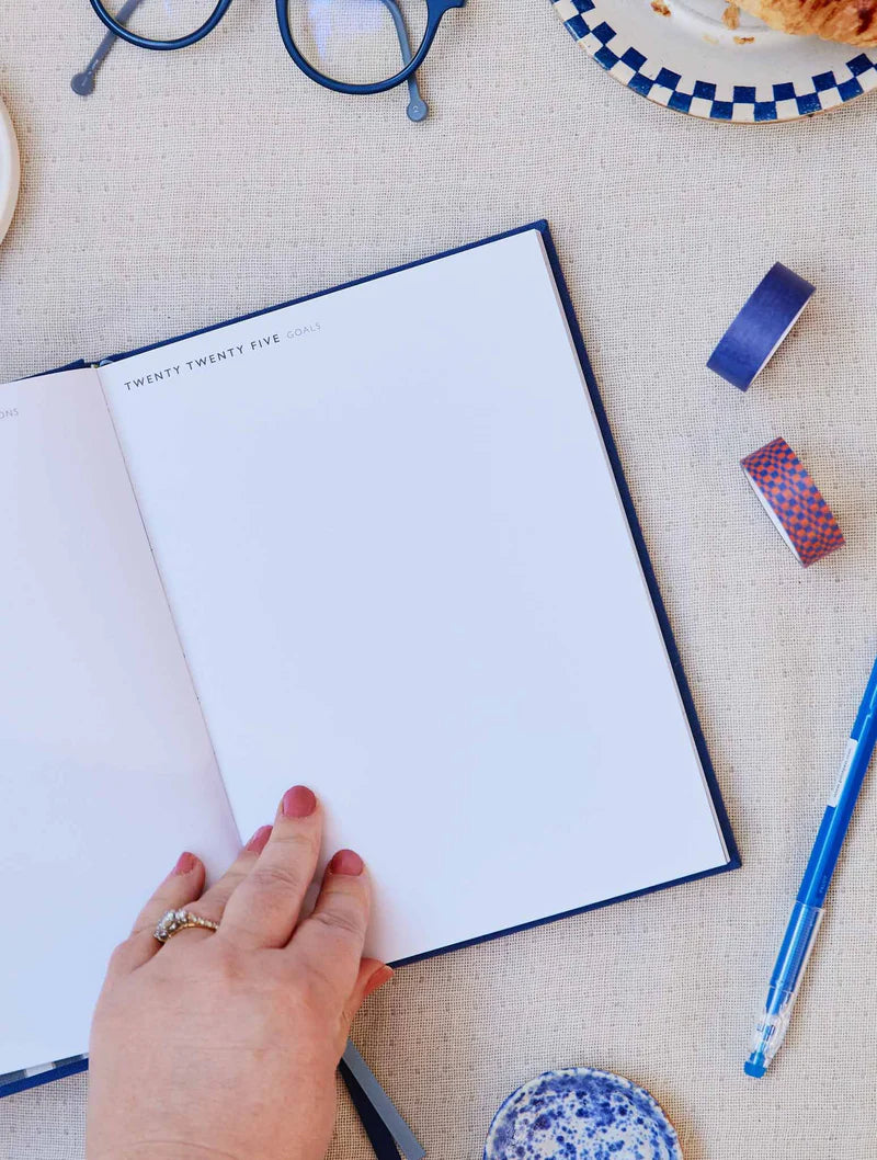 Write to Me Stationery | 2025 Weekly Planner - Indigo | Shut the Front Door