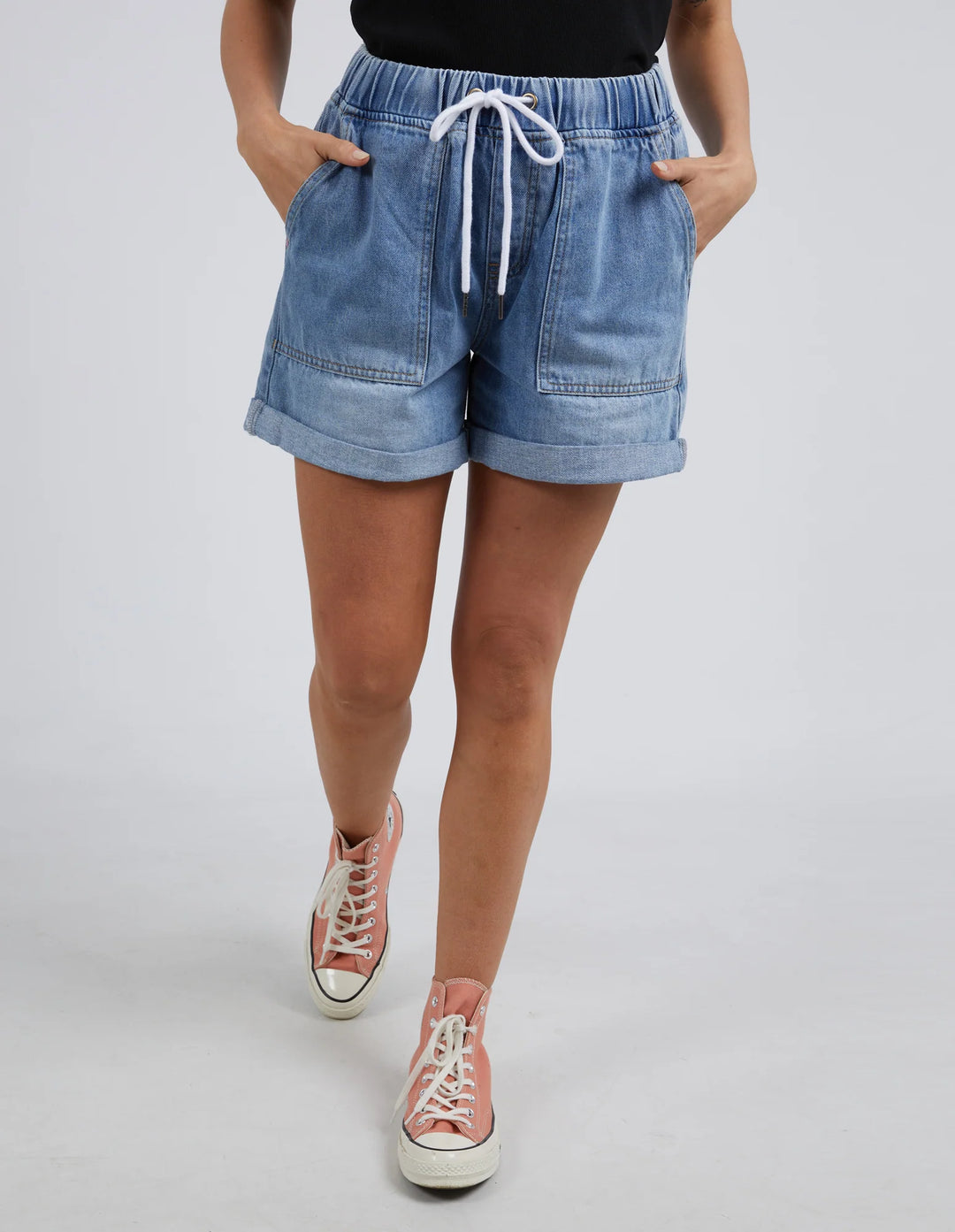 Elm Knitwear | Emma Relaxed Denim Short | Shut the Front Door