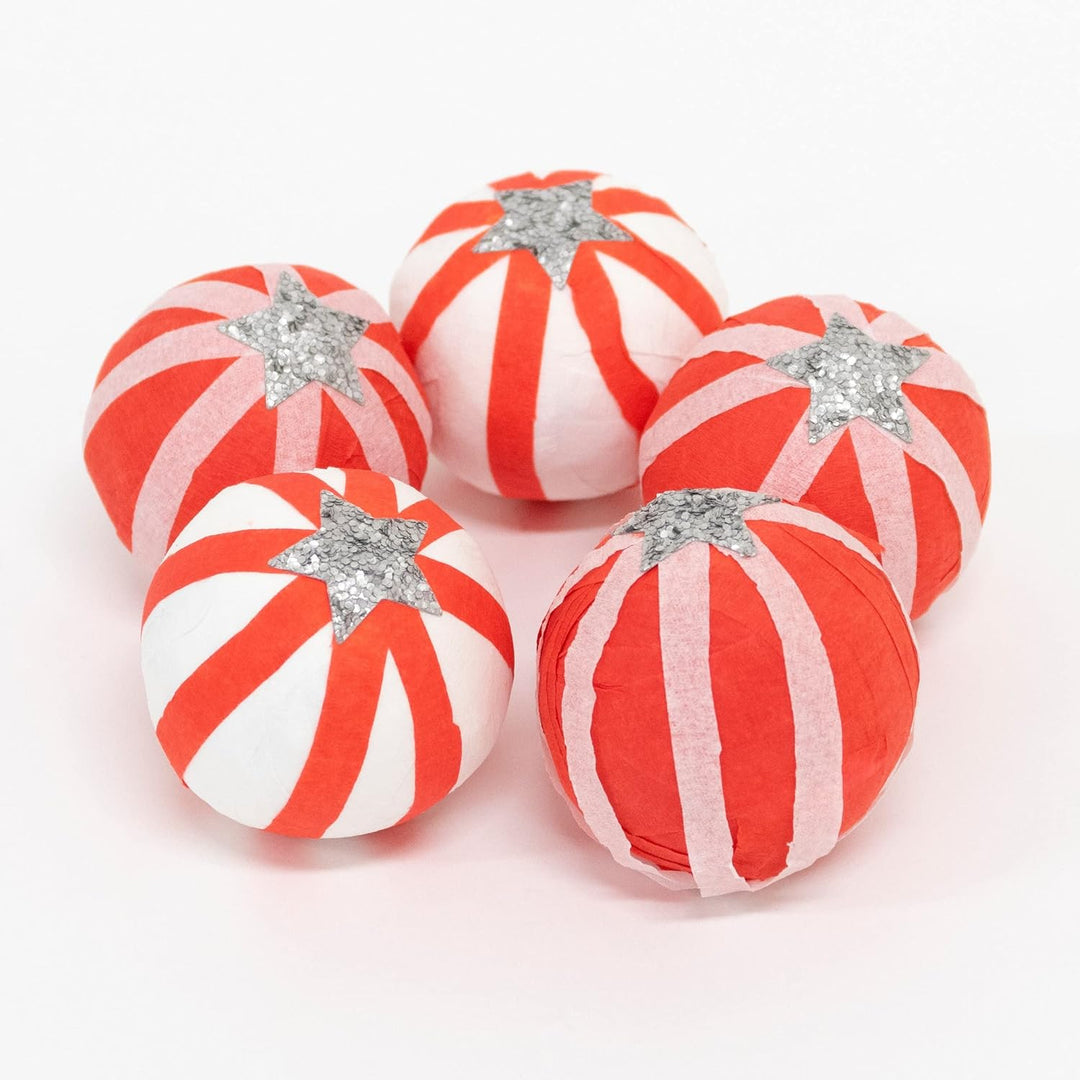 Meri Meri | Peppermint Candy Surprise Balls | Shut the Front Door