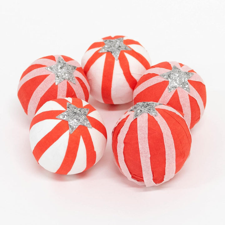 Meri Meri | Peppermint Candy Surprise Balls | Shut the Front Door