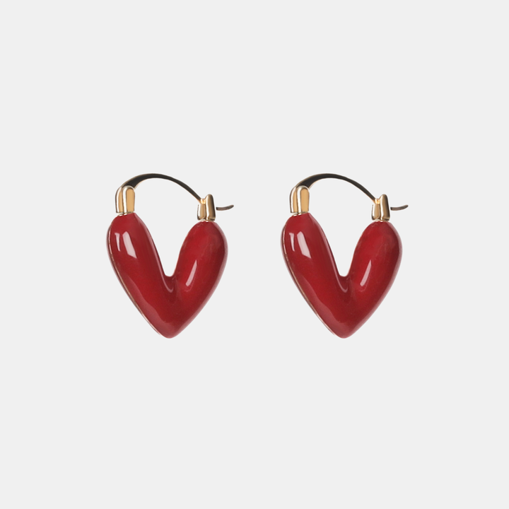 Antigone | Isla Earrings - Dark Red/Gold | Shut the Front Door