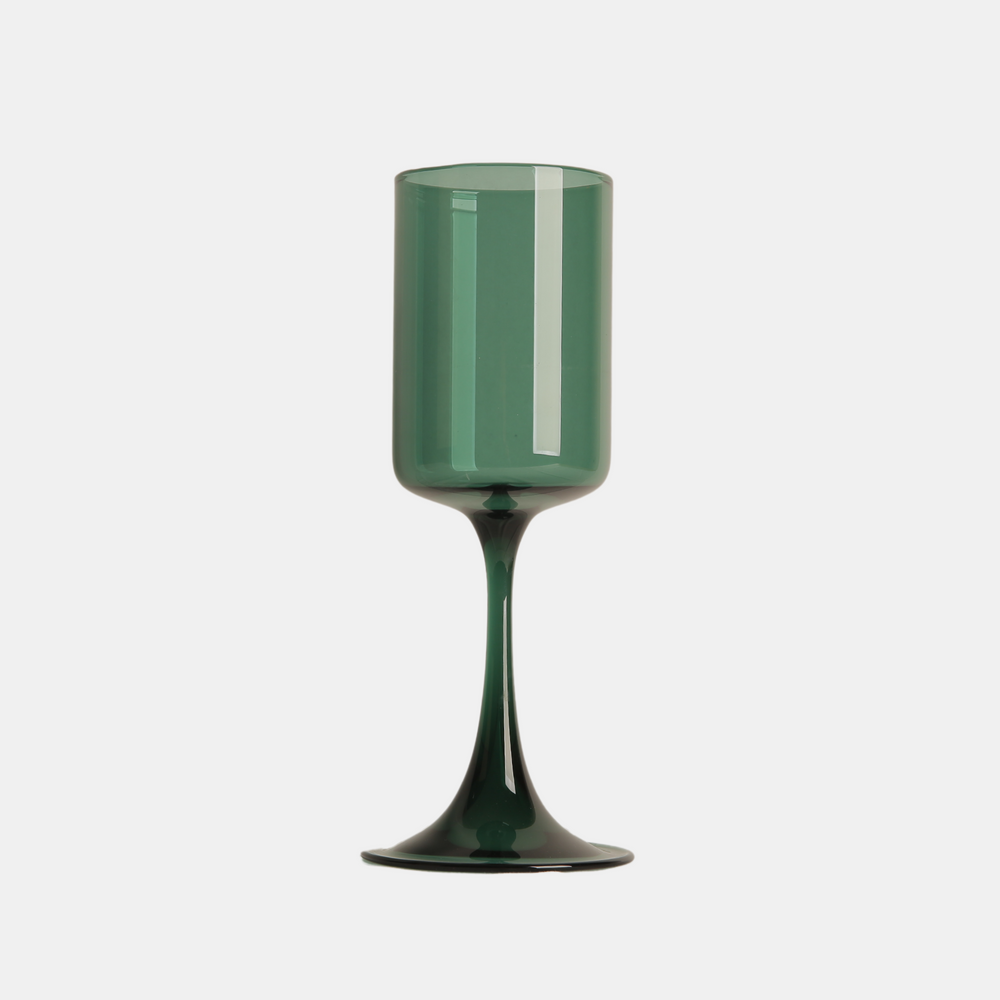 Garcia | Wine Glass 350ml - Green | Shut the Front Door