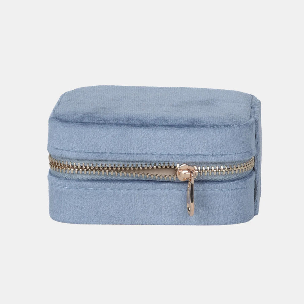 Antigone | Brydie Square  Jewellery Box - Blue | Shut the Front Door