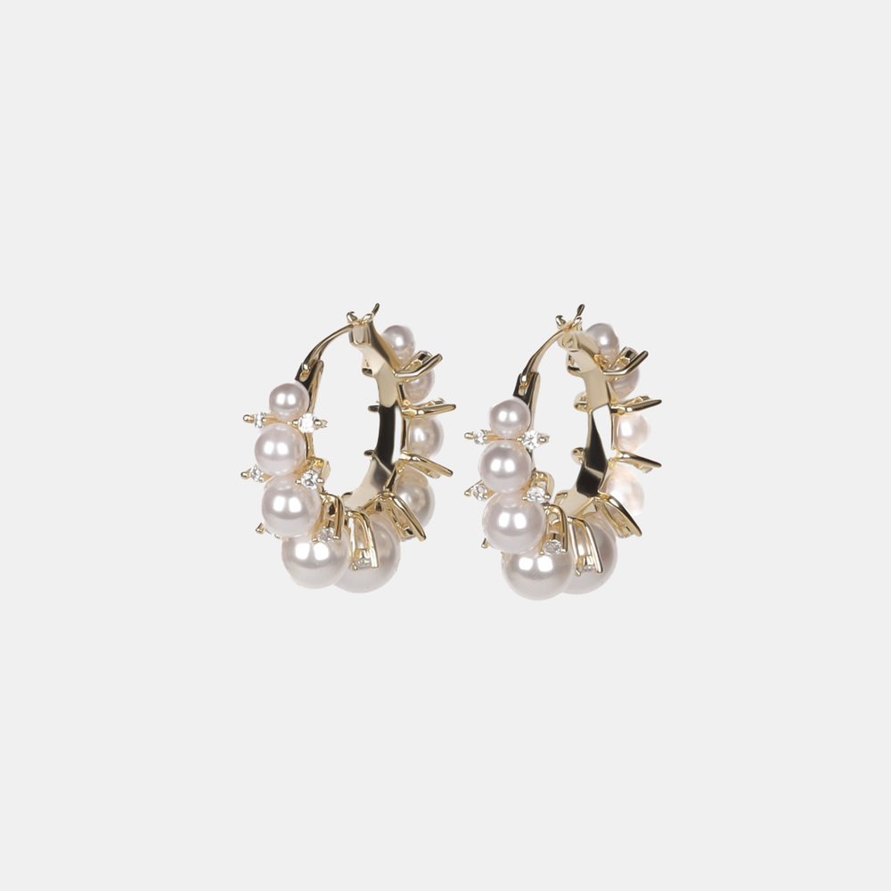 Antigone | Billie Earrings - Pearl | Shut the Front Door