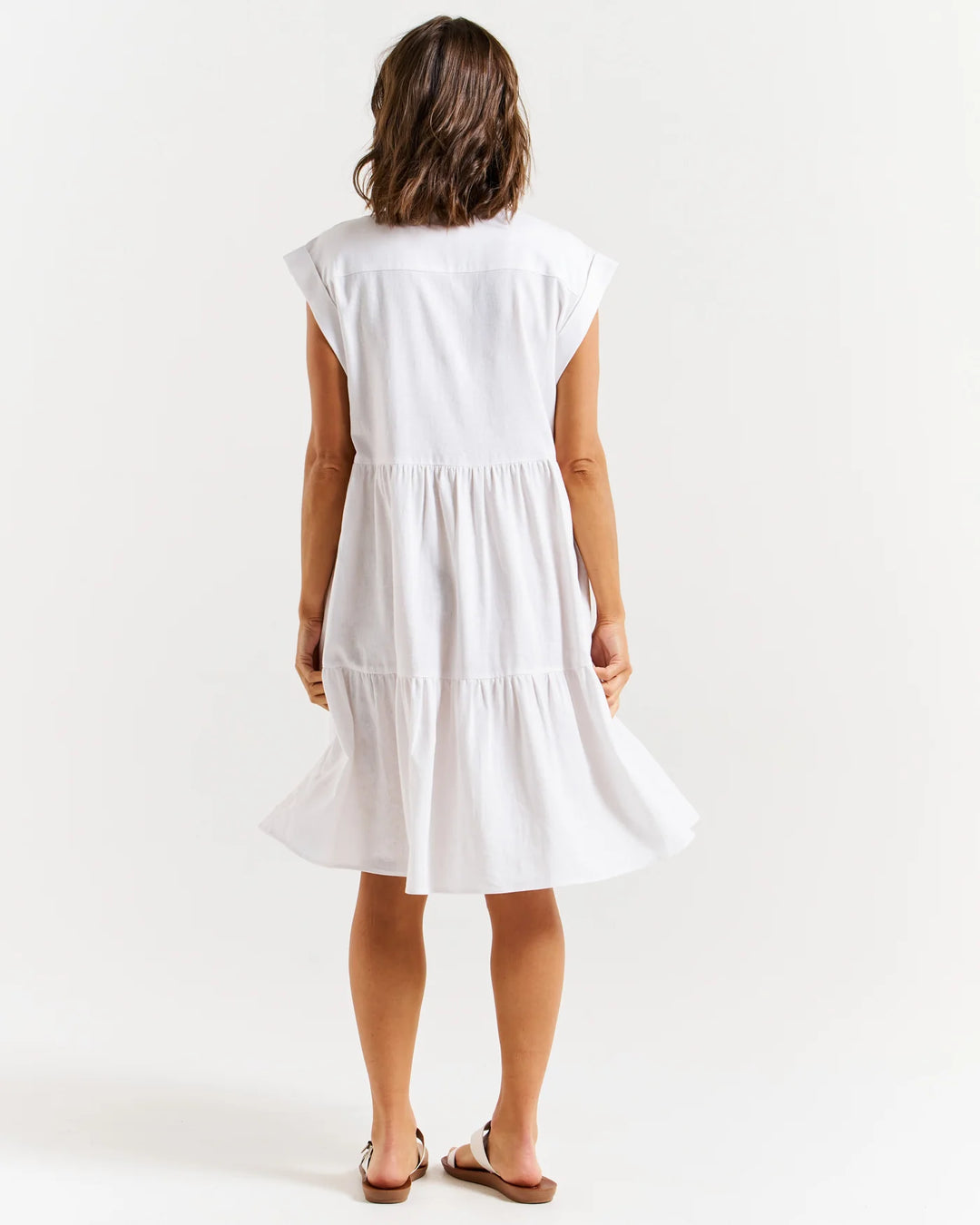 Betty Basics | Zurich Dress -White | Shut the Front Door