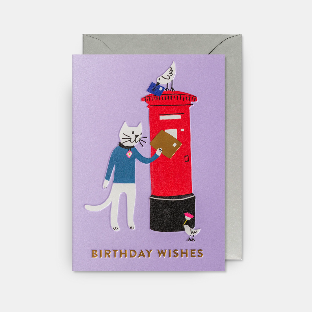 Lagom | Card Birthday Wishes Postbox | Shut the Front Door