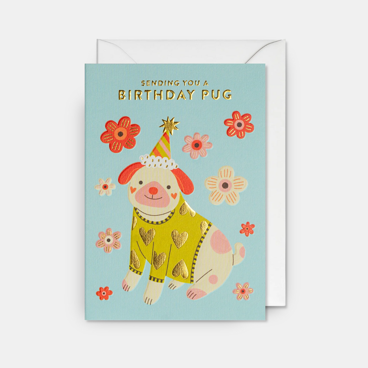 Lagom | Card Sending a Birthday Pug | Shut the Front Door